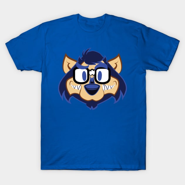 Nerdy Wolf T-Shirt by mannycartoon